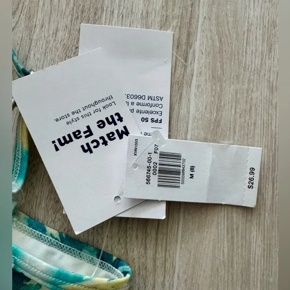 🐠 Girls - size 8 - Floral Swim Suit / Bathing Suit - Picture 6 of 6